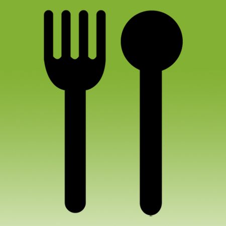 Fork and Spoon Iron on Decal